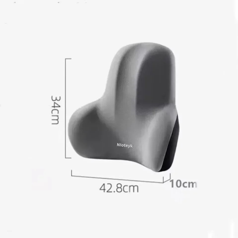 Car Office Lumbar Cushion Headrest Memory Foam Pain Relief Protection Lumbar Back Cushion Multi Functional Cars Travel Supplies