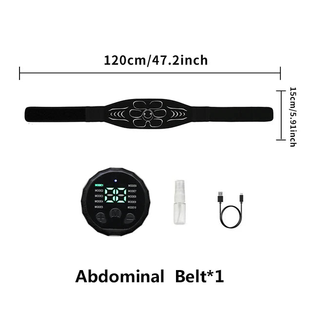 Balance-Peak EMS BODYFIT
Muscle Stimulator Abs Trainer Abdominal Muscle Toner Electronic Toning Belts Fitness Massage Slimming Device USB Recharge