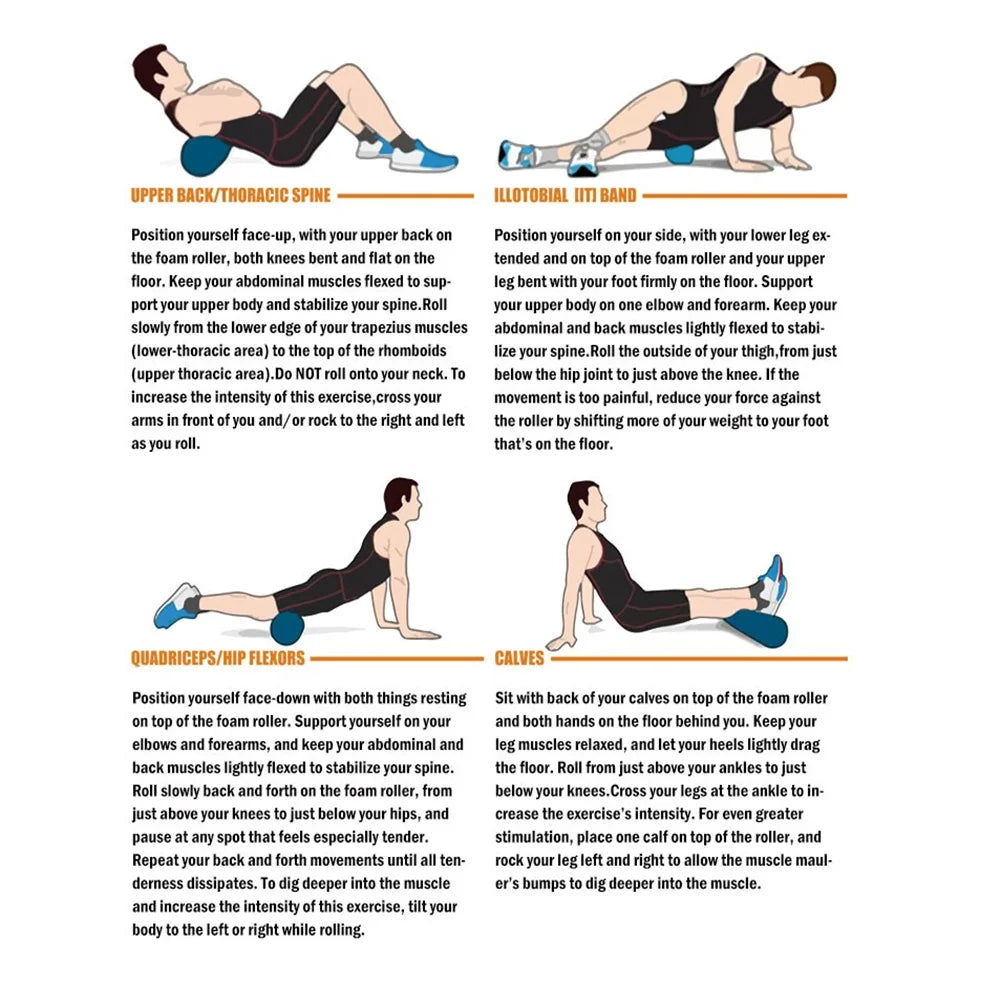 BALANCE-PEAK Faszien-Massage-Rolle Yoga Entspannung