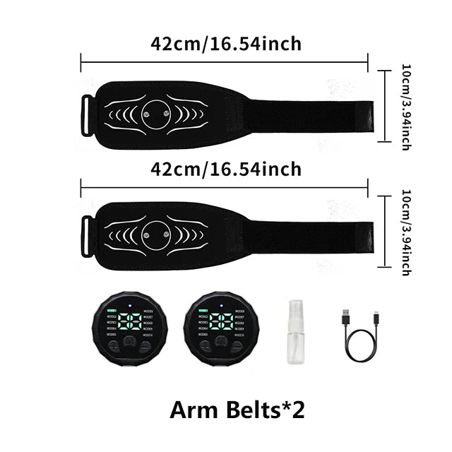Balance-Peak EMS BODYFIT
Muscle Stimulator Abs Trainer Abdominal Muscle Toner Electronic Toning Belts Fitness Massage Slimming Device USB Recharge